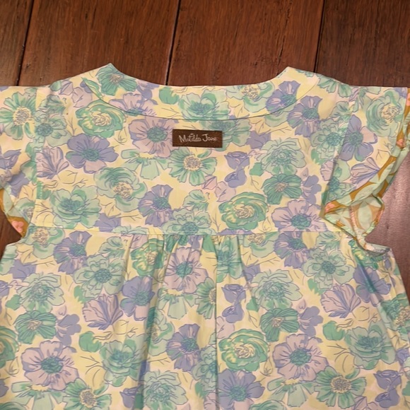 Matilda Jane Vault Aqua Azaleas Dress 8 - Picture 3 of 4